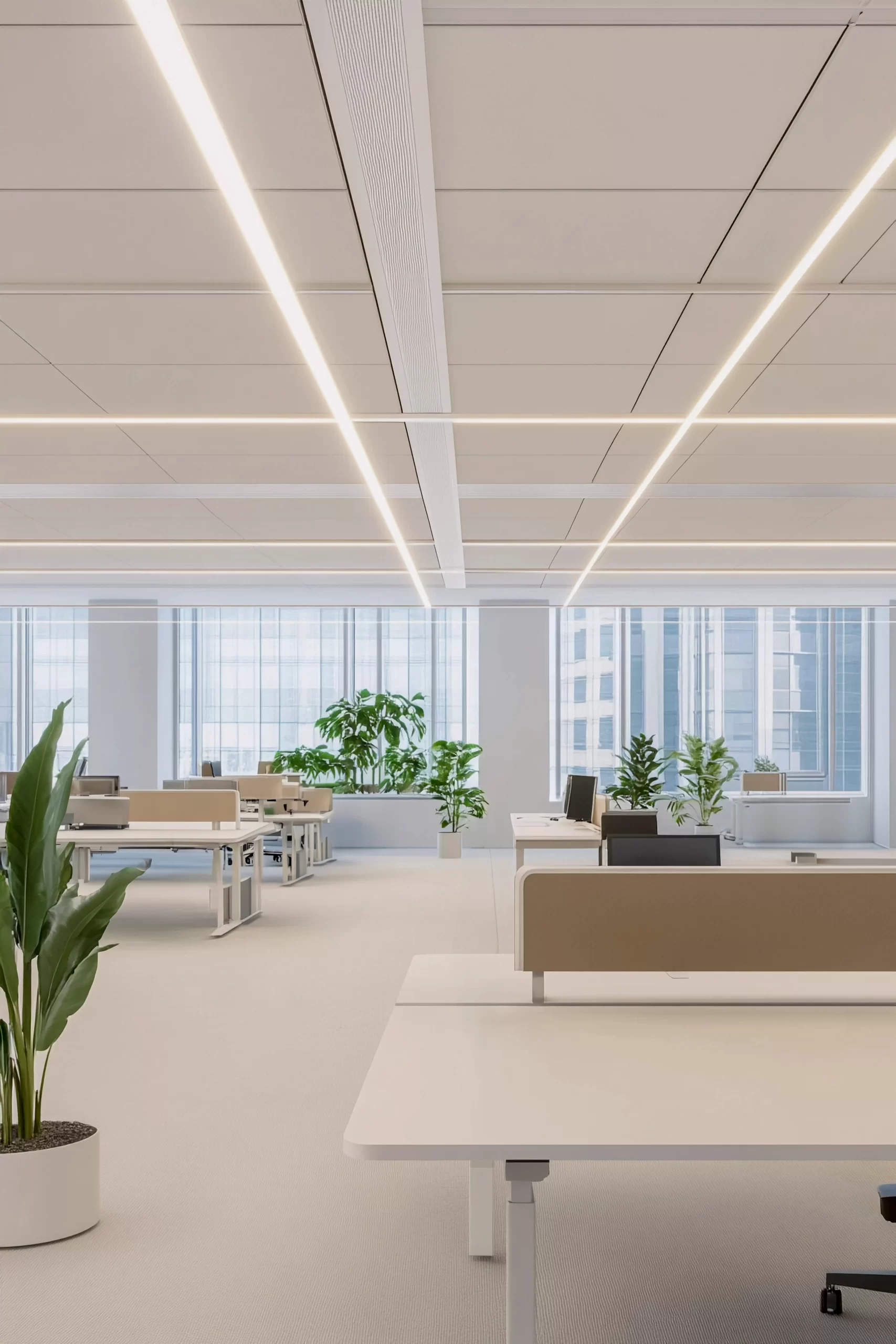 office gypsum ceiling interior design