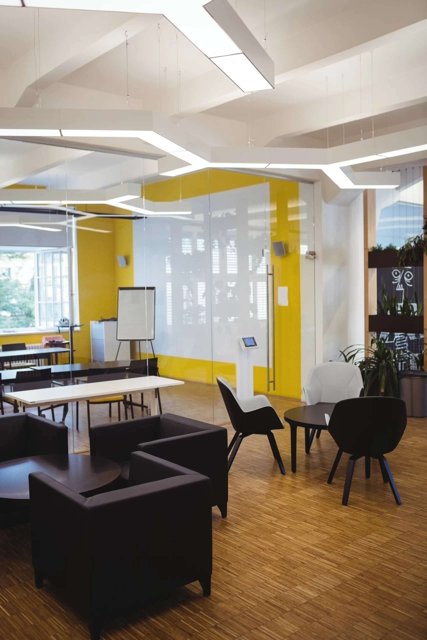 view modern office gypsum works